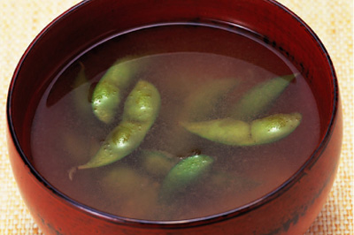 だだちゃ豆アレンジの例-だだちゃ豆の味噌汁