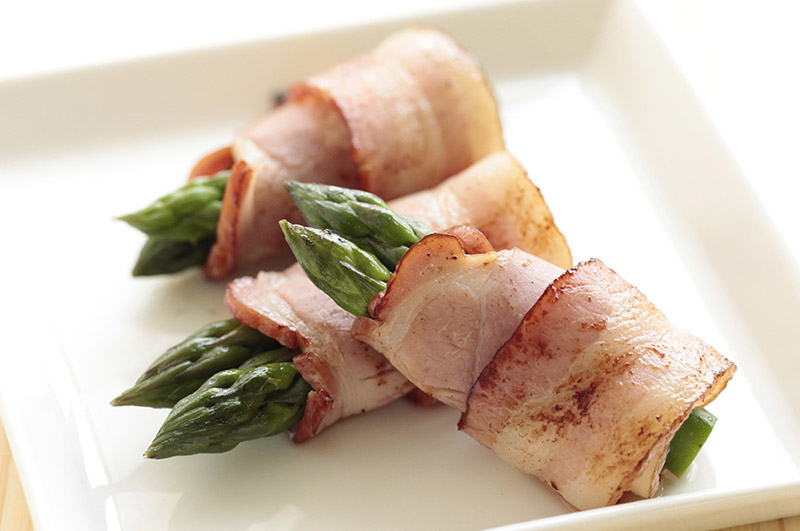 アスパラ調理イメージ-アスパラベーコン