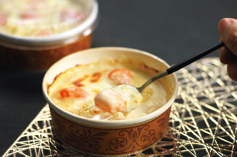 奥田シェフ推薦！まるずわいがにのグラタン