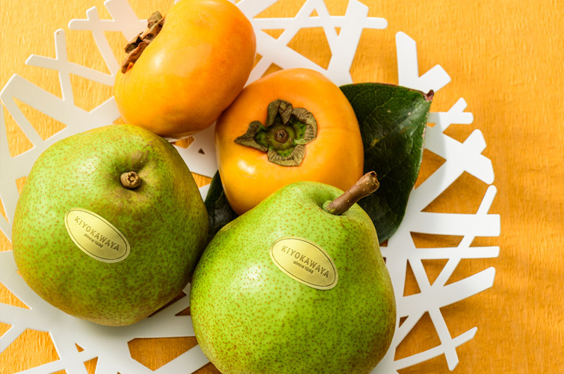 ラフランス庄内柿セット-メイン