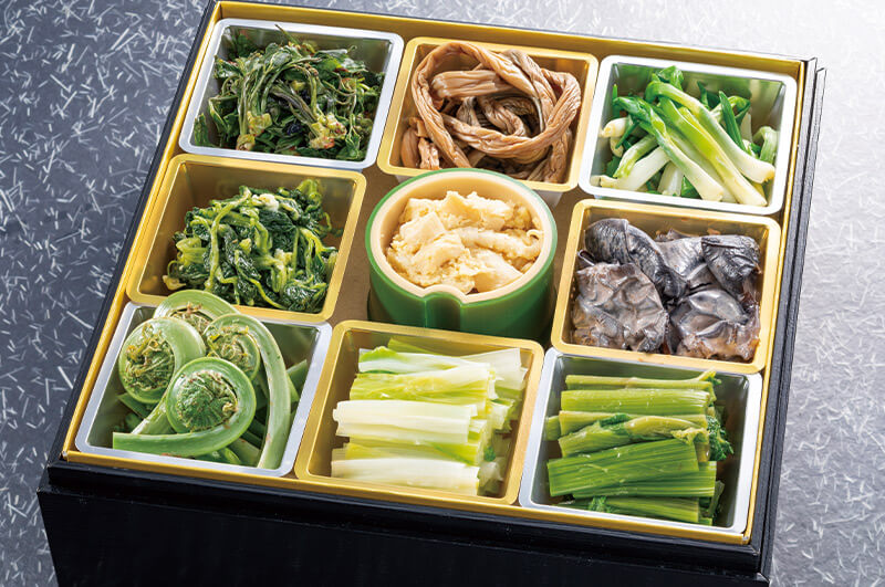 山菜重箱一段_2024年イメージ