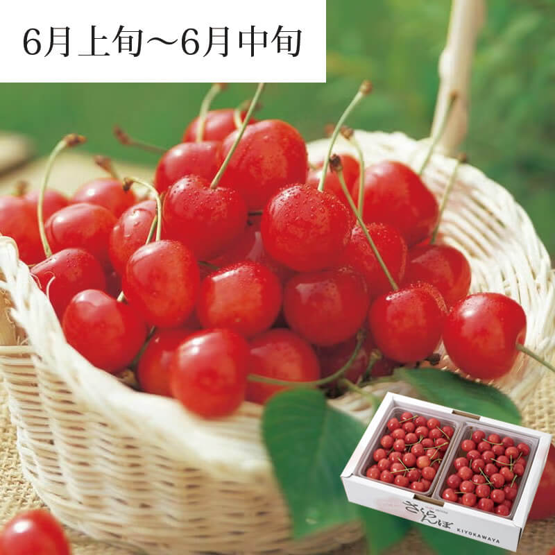 佐藤錦 バラ詰め 1kg_パッケージイメージ