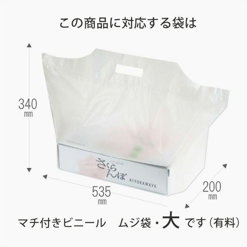 無地袋中