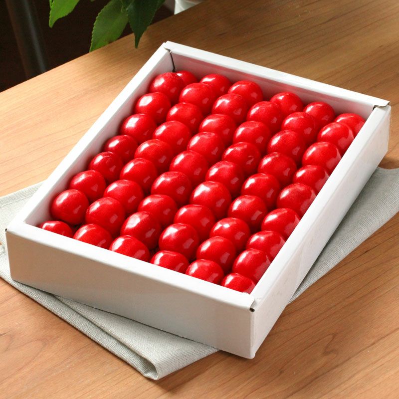 母の日さくらんぼ 佐藤錦 職人詰め L 300g 温室そだち 5月上旬お届け