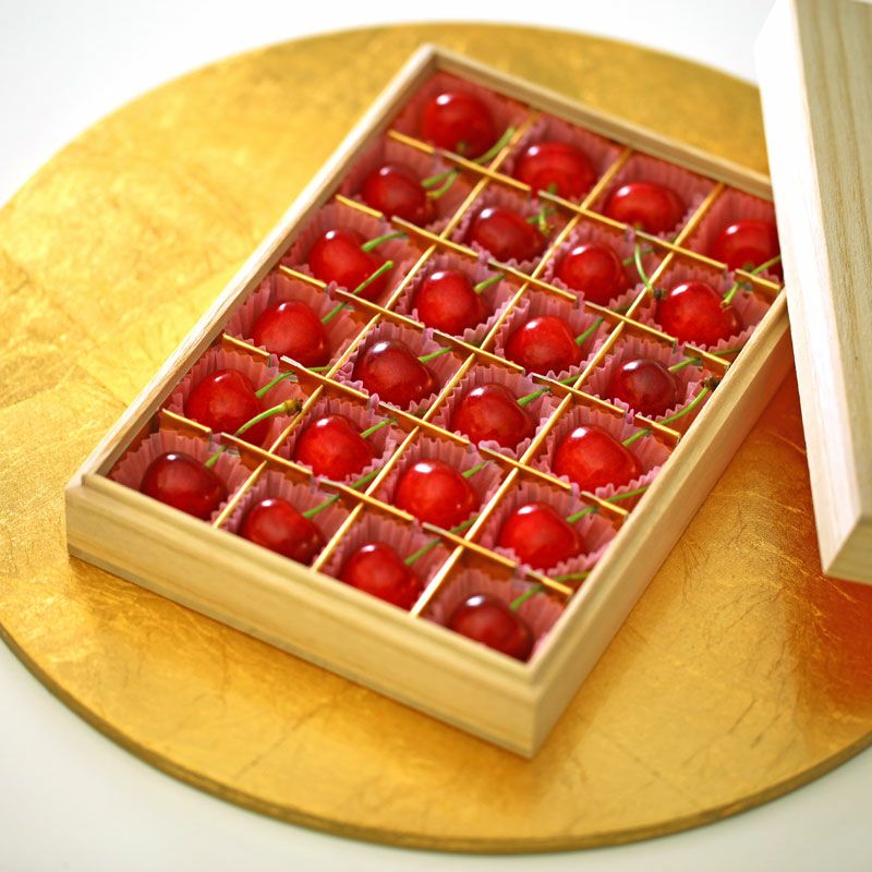 母の日 さくらんぼ 佐藤錦 24粒 (木箱入) 母の日プレゼント｜清川屋