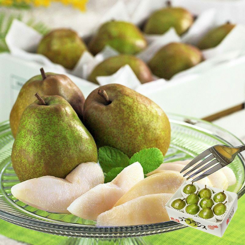 清川屋のラ・フランス 2L 9玉入 山形県産洋梨ラ・フランス｜清川屋