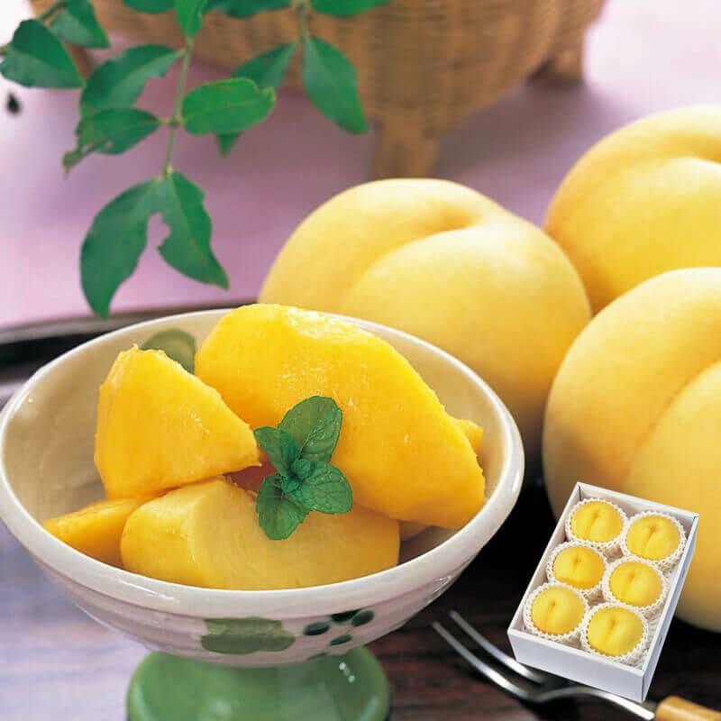 黄金桃 山形県東根市産おうごんとう黄金色の果肉｜清川屋