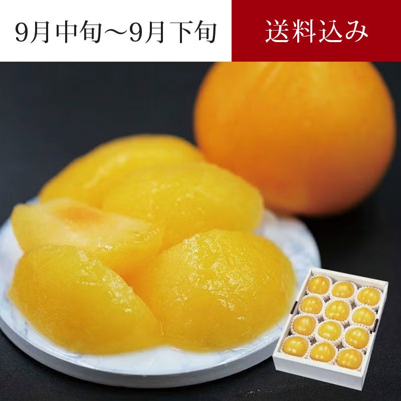 元祖 峰満イエロー 10～12玉 約2kg 9月中旬～9月下旬お届け