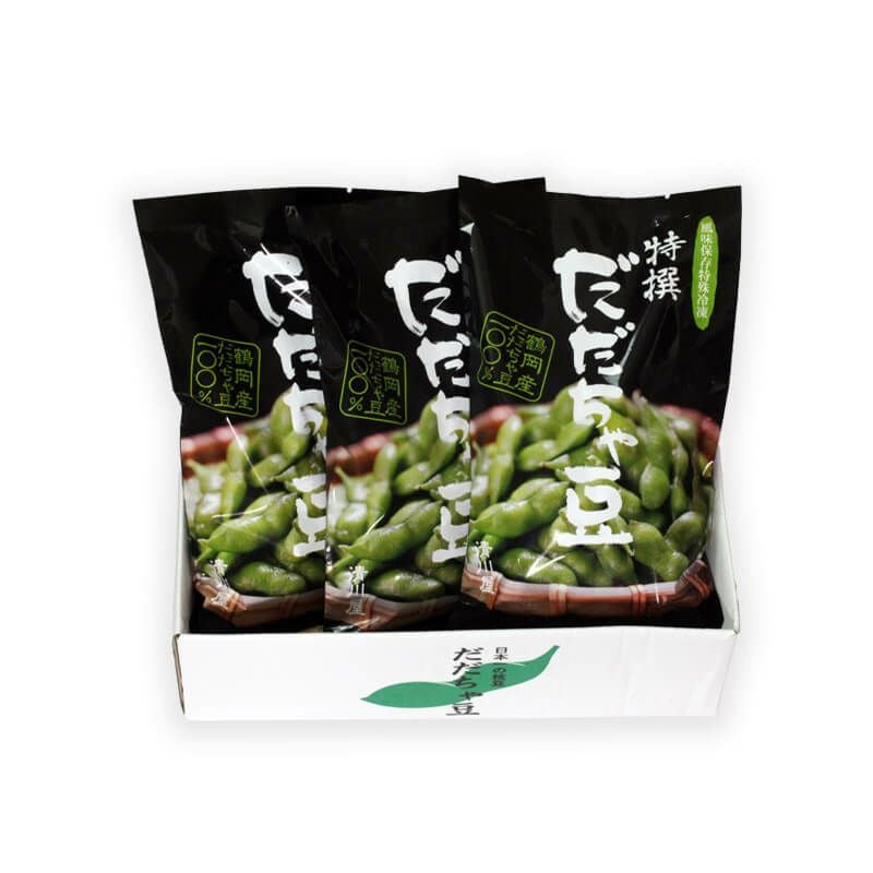 冷凍特選だだちゃ豆 3袋 山形県鶴岡市名産品だだちゃ豆を急速冷凍｜清川屋