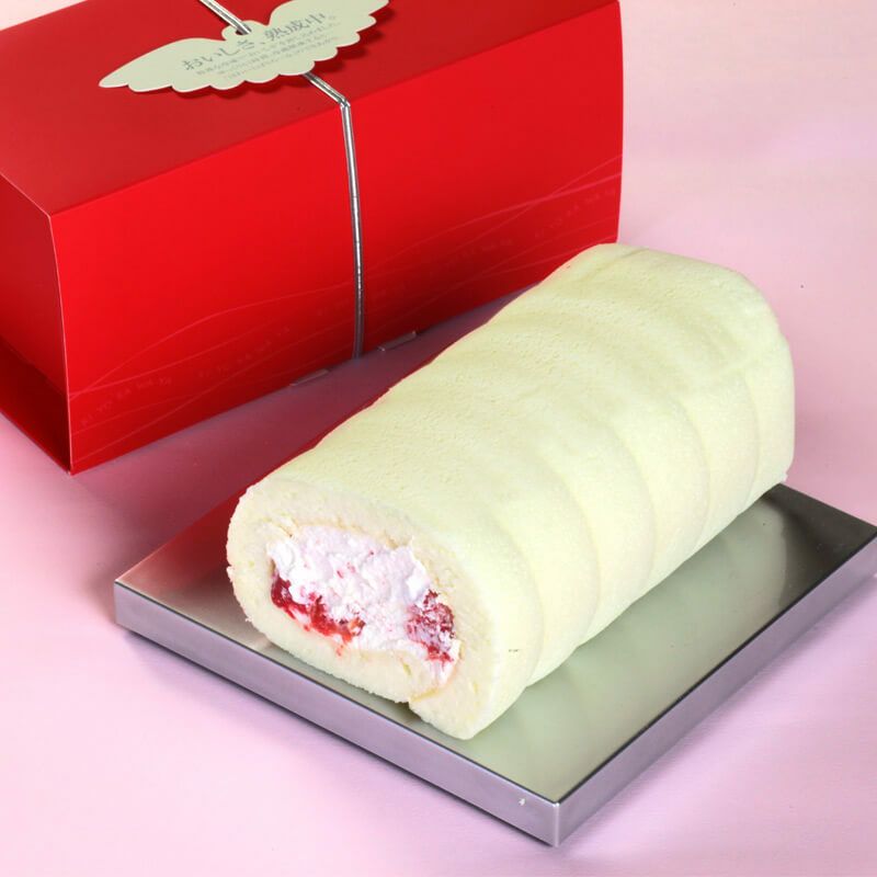 なぎさ　ロールワラ　24個　配送料込 ほわいとぱりろーる さくらんぼ｜山形の宝石を贈る限定スイーツ：清川屋
