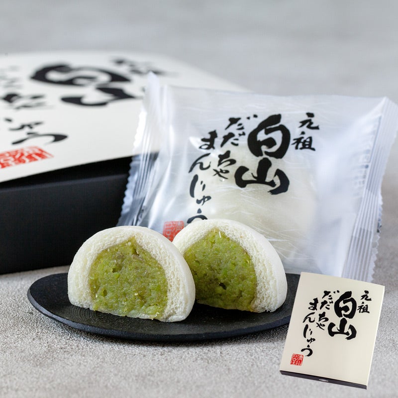 元祖白山だだちゃまんじゅう 18個入 だだちゃ豆餡ふっくら食感のお饅頭