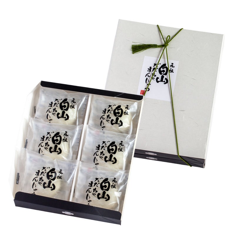 元祖白山だだちゃまんじゅう　１２個入パッケージ