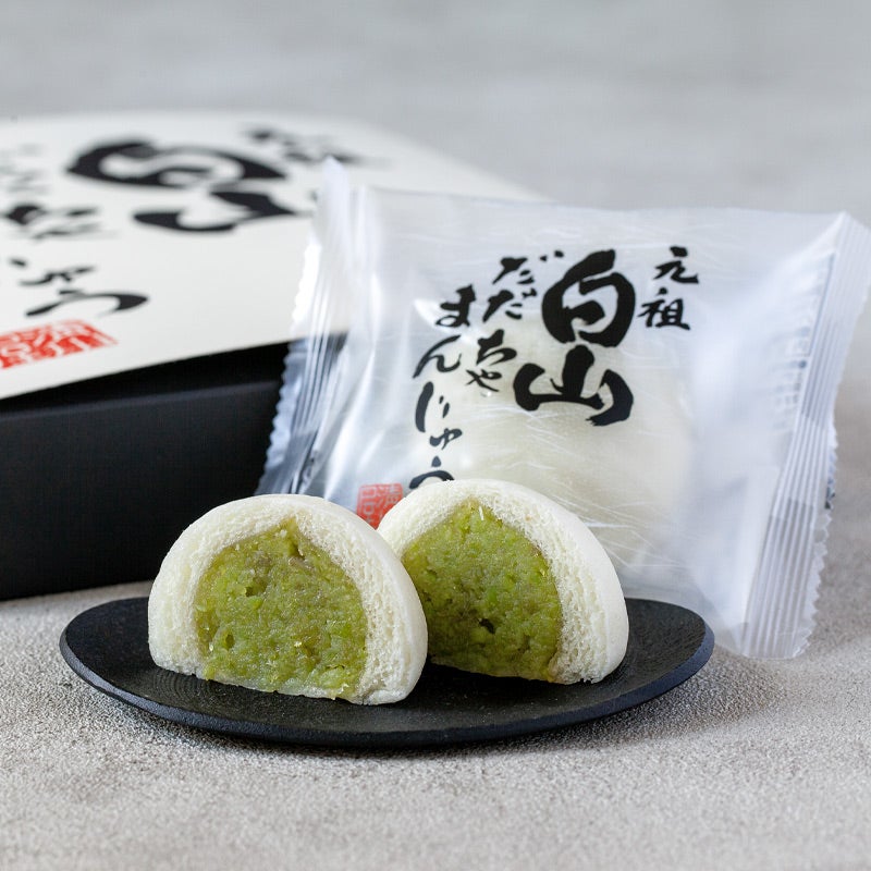 元祖白山だだちゃまんじゅう 18個入 だだちゃ豆餡ふっくら食感のお饅頭