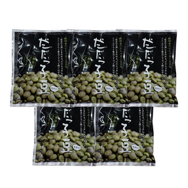 だだっ子豆 5袋入 フリーズドライのだだちゃ豆｜清川屋