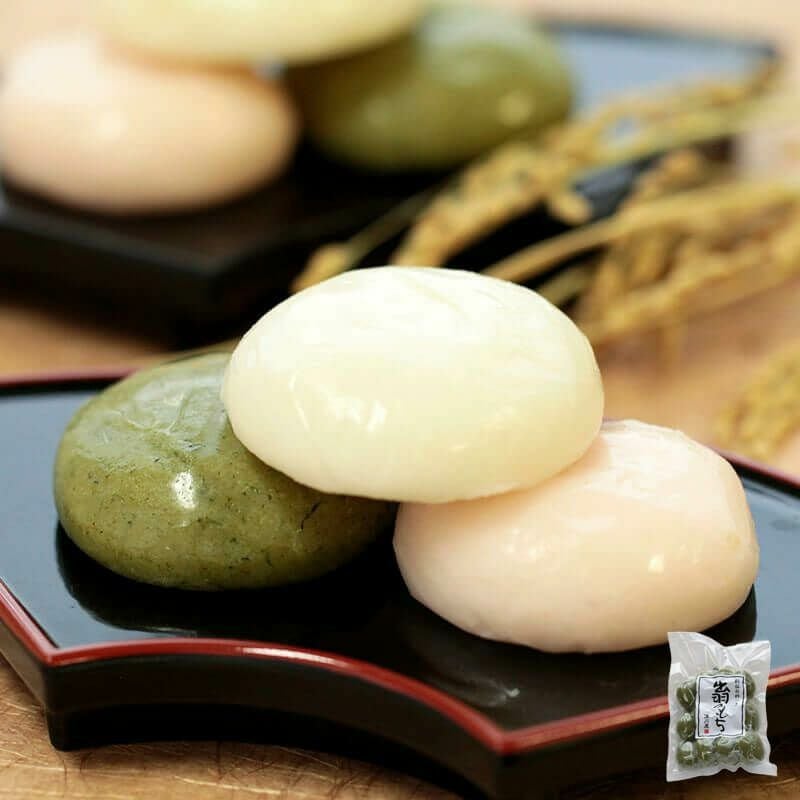 出羽のもち よもぎ 絹のようななめらかさ山形極上餅｜清川屋