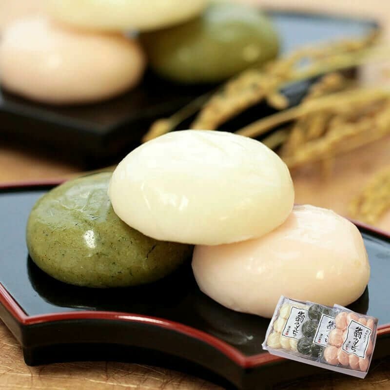 Kazukiyo　13日製造、発送　よもぎ餅、白餅、あんもち 送料無料】よもぎ折り餅 8個入り×3箱 粒あん モチ 餅菓子 お菓子