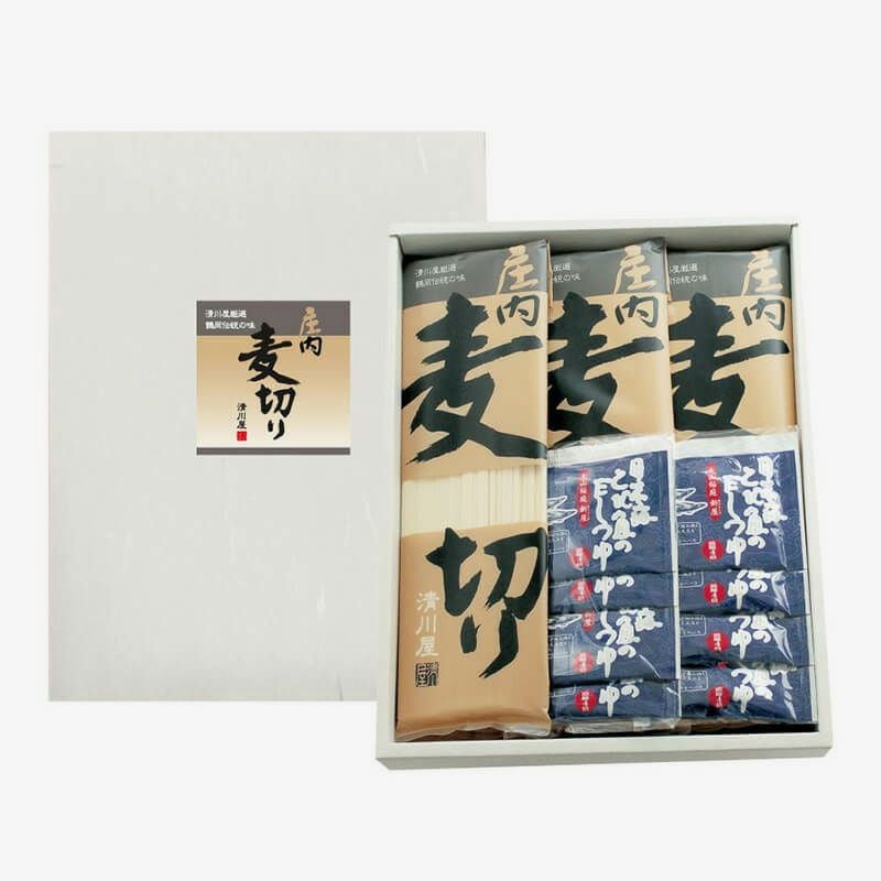 庄内麦切り　180g×6把(箱入)_パッケージ