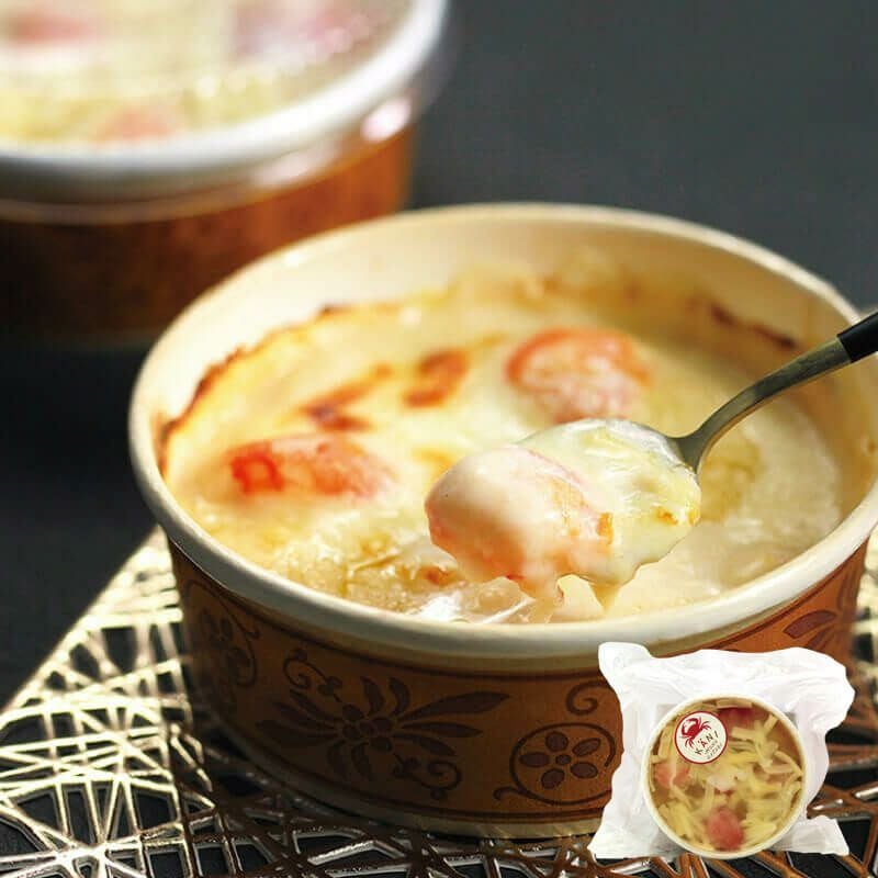 白色の蟹グラタン_イメージ画像