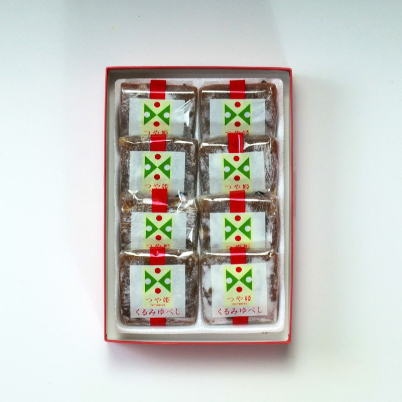 つや姫くるみゆべし 山形県産つや姫の米粉を使用くるみ入りゆべし｜清川屋