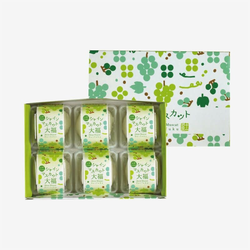 シャインマスカット大福 6個入_パッケージ