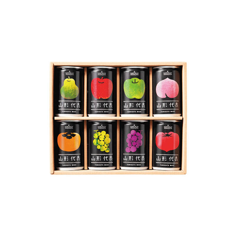  山形代表ジュース 8本入_パッケージ画像