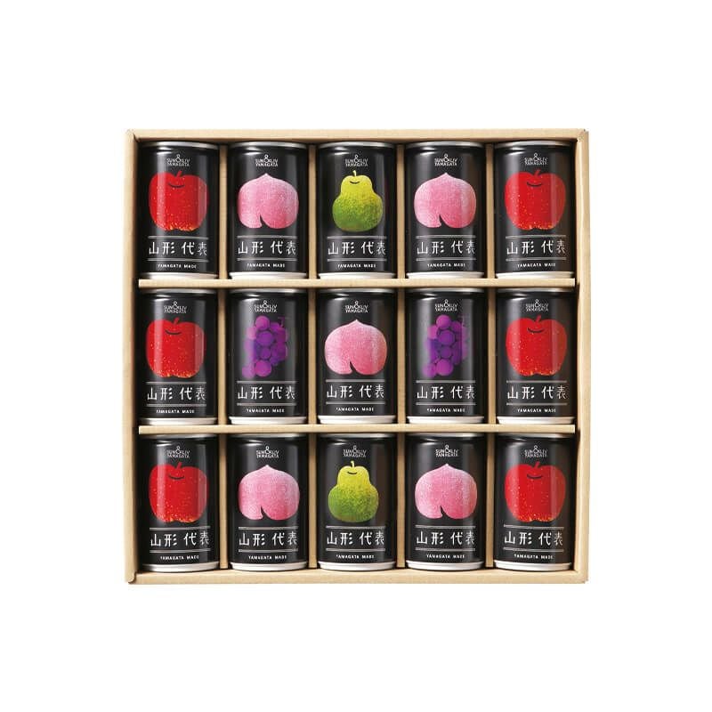 山形代表ジュース 15本入_パッケージ画像