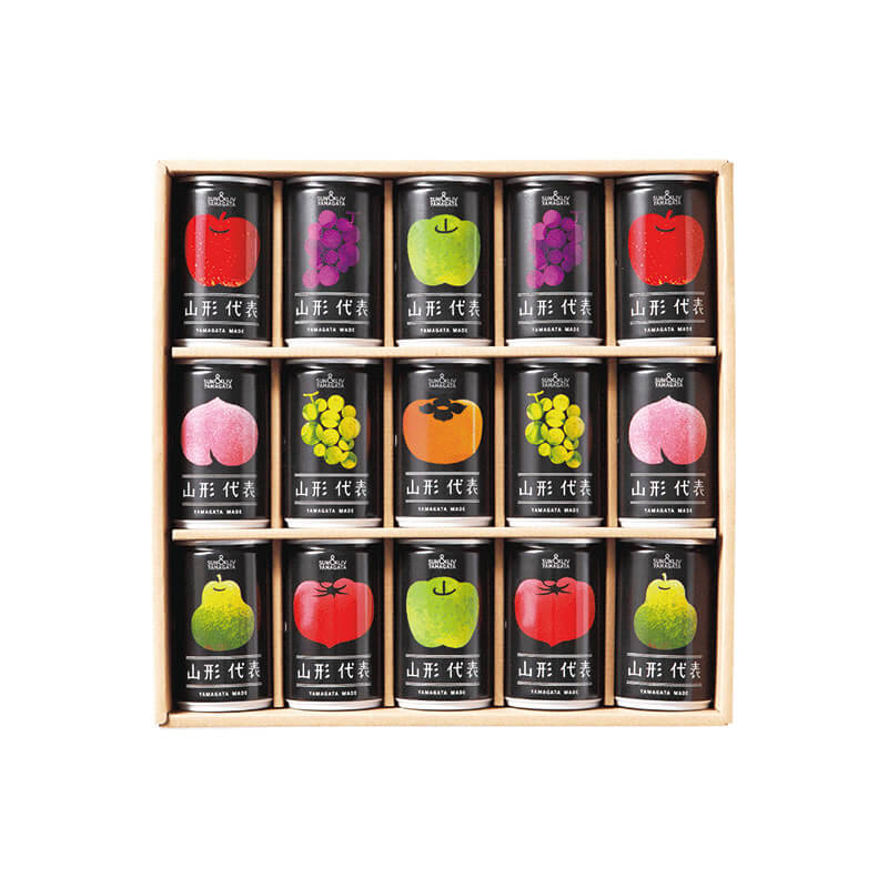 山形代表ジュース 15本入_パッケージ画像