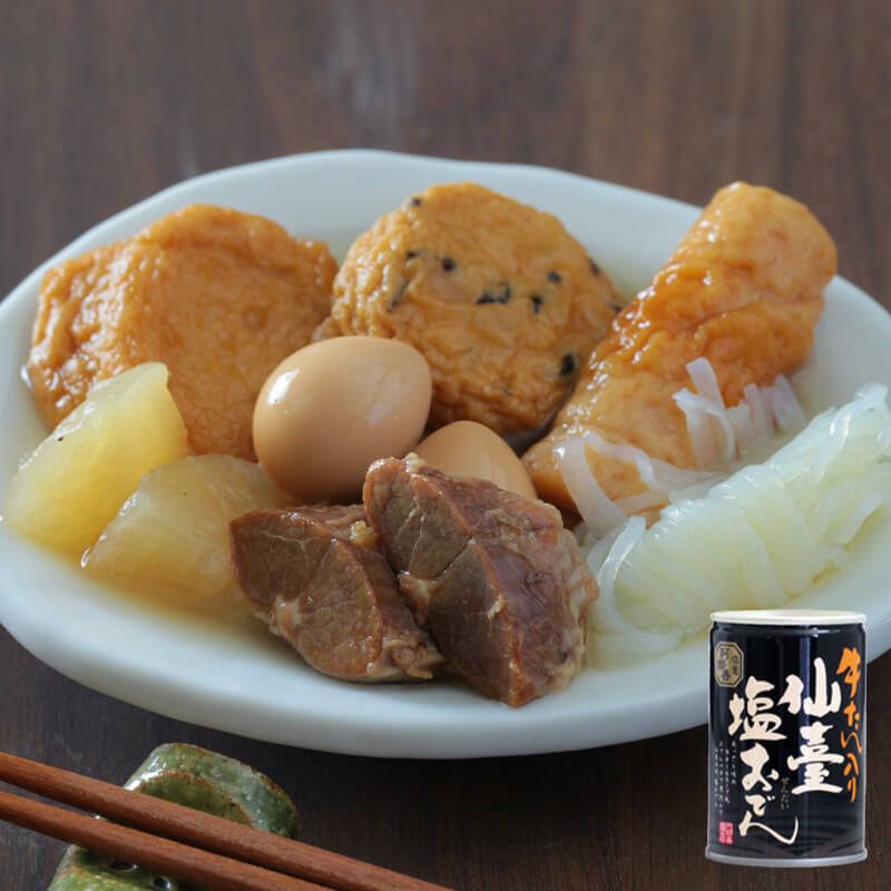 仙臺塩おでん 仙台名物牛たん入りご当地おでん缶｜清川屋