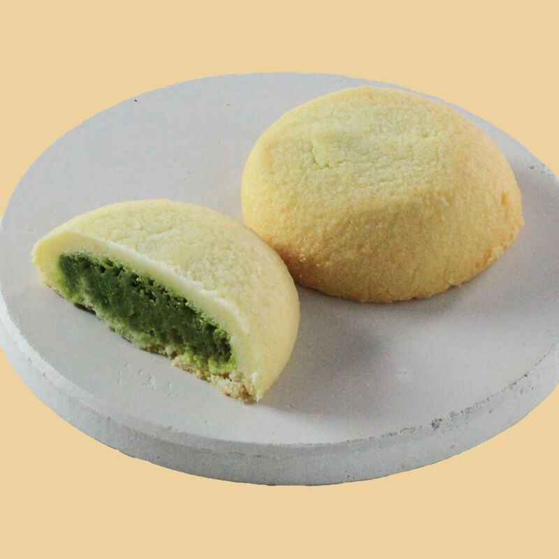 山形のゆきどけ 抹茶 1個 つや姫の米粉を贅沢に使用ほろっと口どけ抹茶