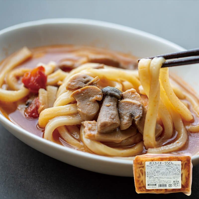 ボスカイオーラうどん(キノコと鮪とトマト)_イメージ1