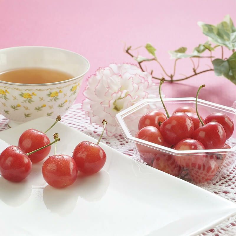 母の日さくらんぼ 佐藤錦 L 100g×2パック 温室そだち 5月上旬お届け