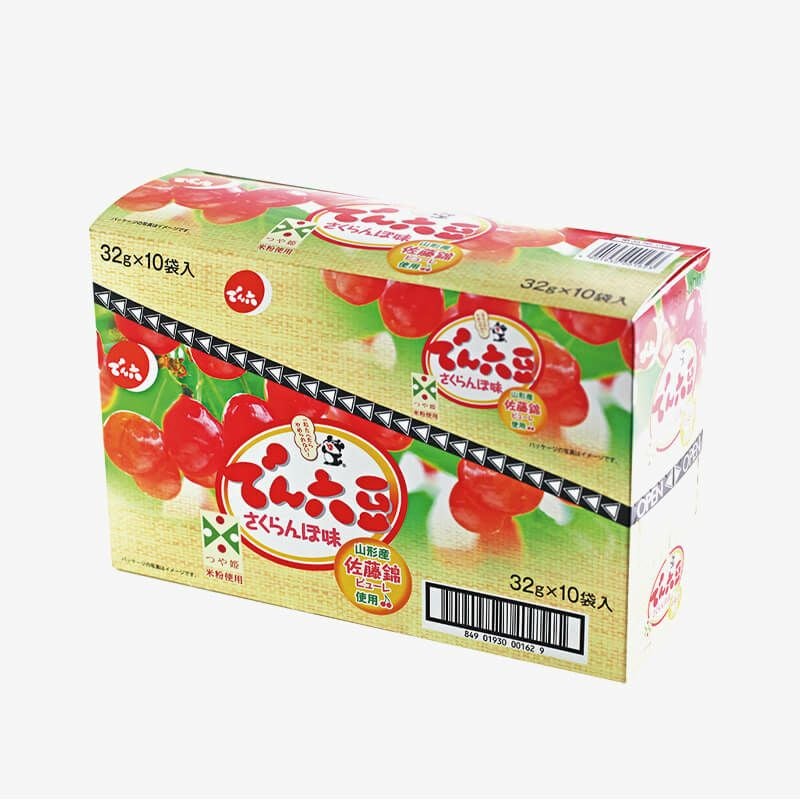 でん六豆 さくらんぼ味 10袋｜清川屋