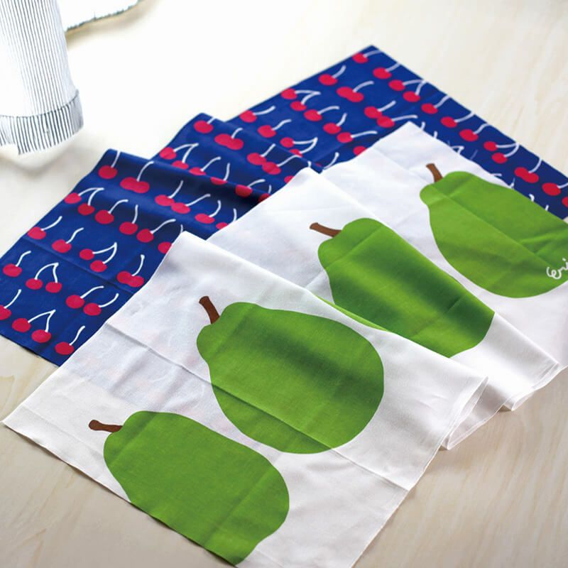 やまがたフルーツ日和-手ぬぐい_イメージ