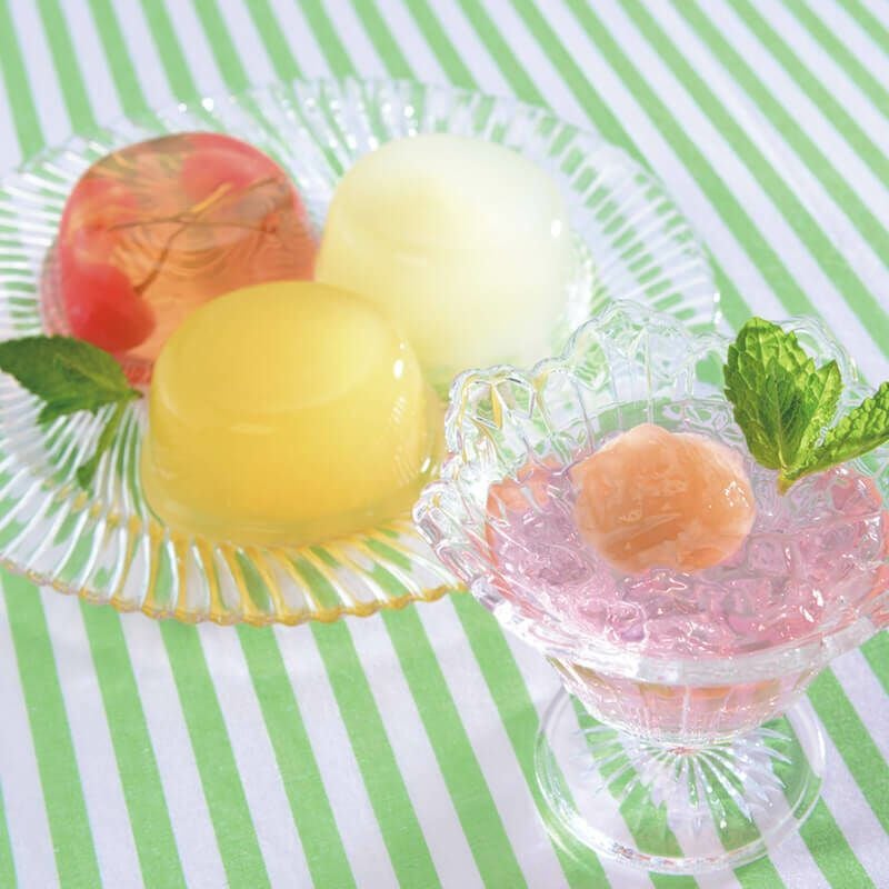 ko・ha・ru四季6種 16個 白桃入 山形県産フルーツのゼリー｜清川屋