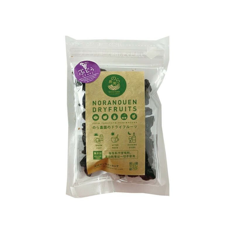 のら農園ドライフルーツ デラウェア_パッケージ
