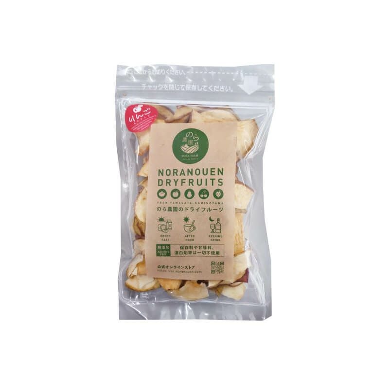 のら農園ドライフルーツ りんご_パッケージ
