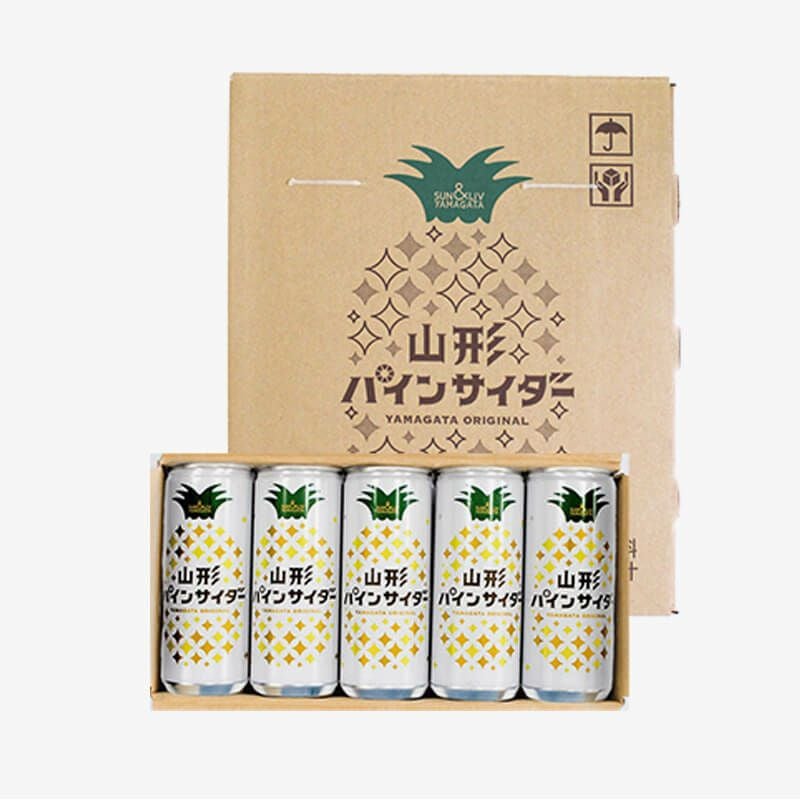  山形パインサイダー　30缶入_パッケージ
