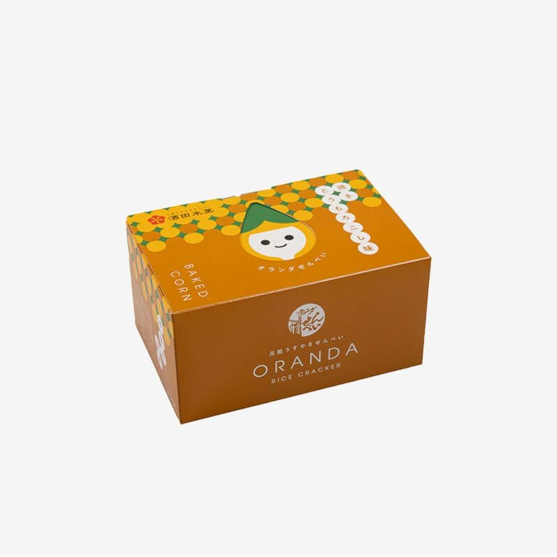 オランダせんべい 小箱 焼とうもろこし_パッケージ