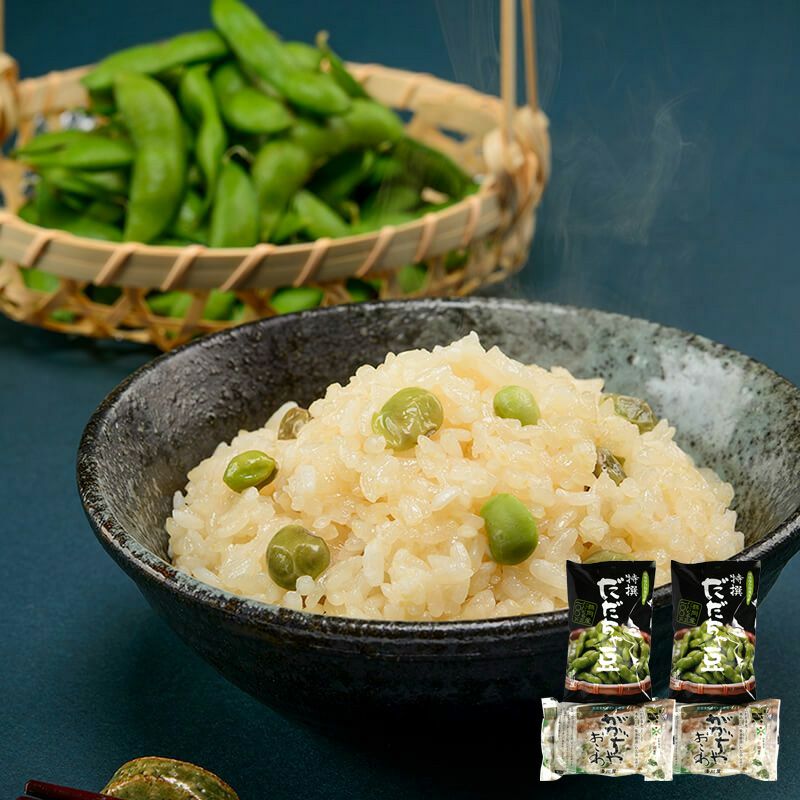 ががちゃおこわ×冷凍だだちゃ豆セットイメージ