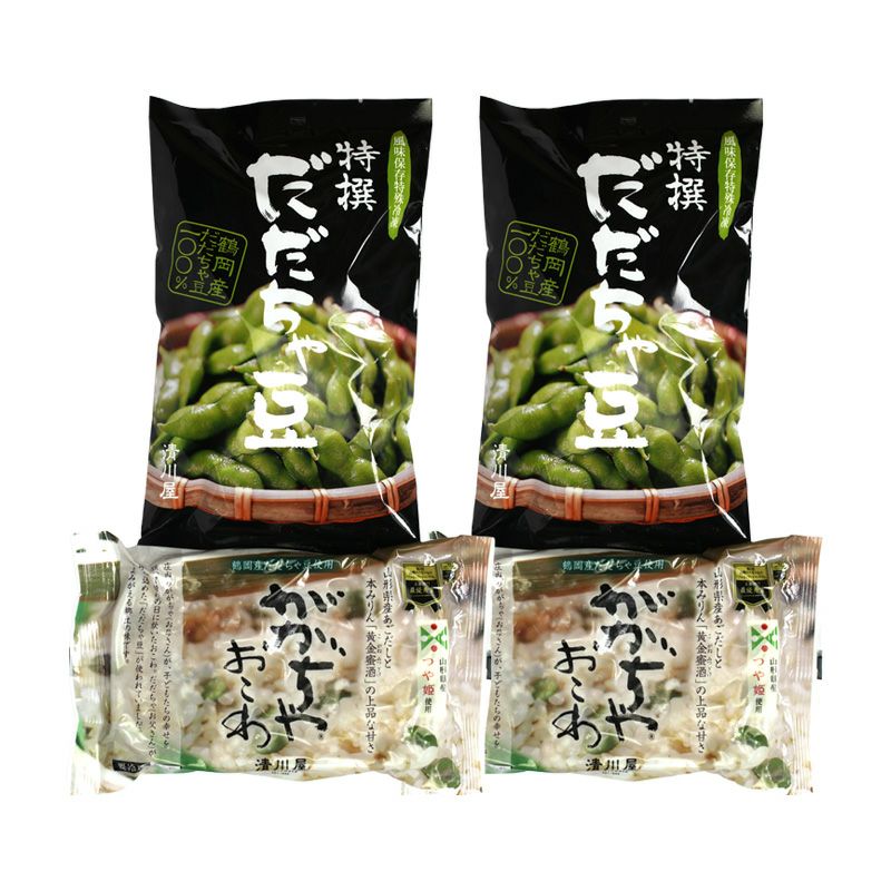 ががちゃおこわ×冷凍だだちゃ豆セット