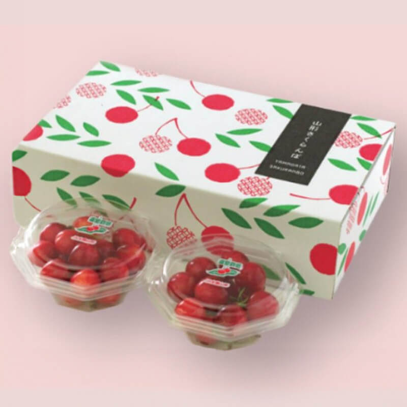 山形さくらんぼチケット (温室そだち 佐藤錦 さくらんぼ L 100g×2パック 4月下旬～6月上旬お届け)