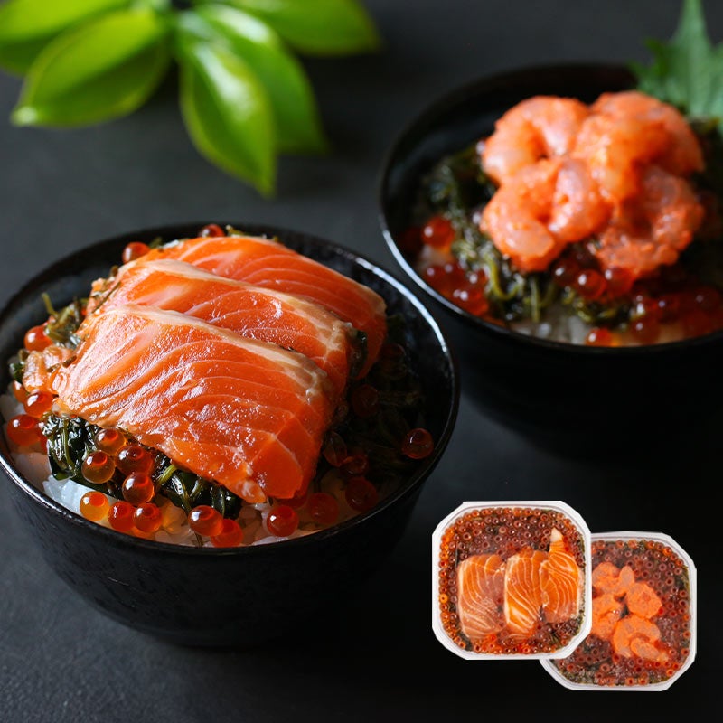 海の七彩 財宝漬け　サーモン＆甘エビ